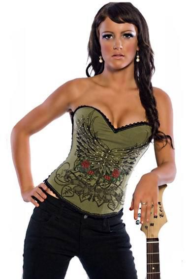 Corselete Verde Asas