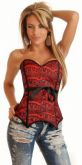 Corselete vermelho Indiano
